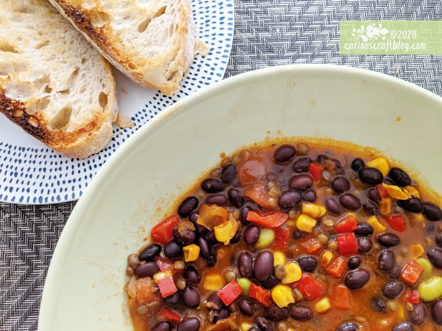 Recipe Chili Bean Soup Carina S Craftblog