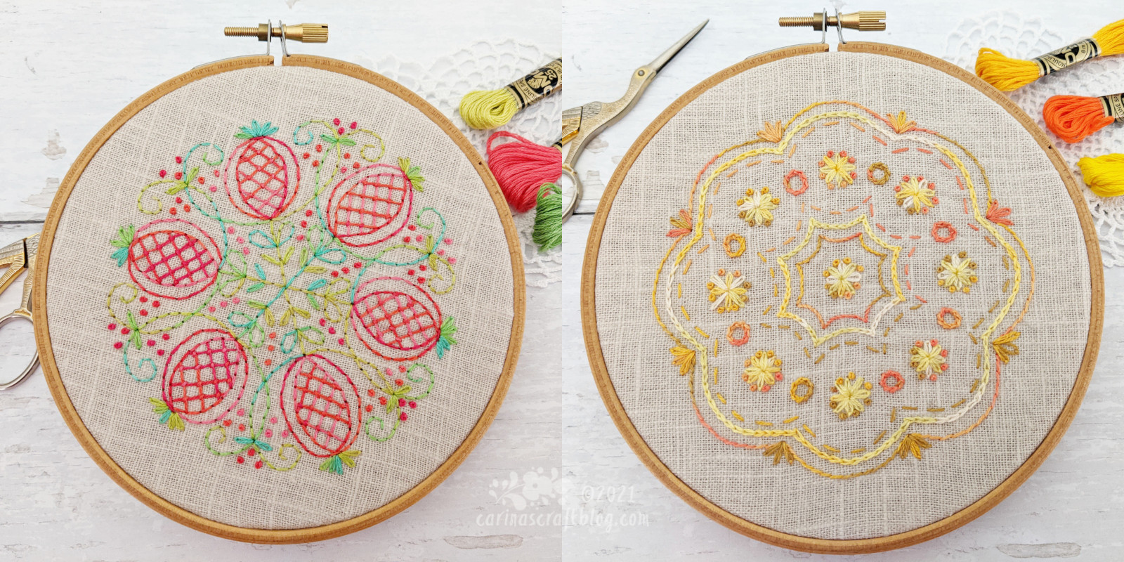 February Mandala Patterns – Carina's Craftblog