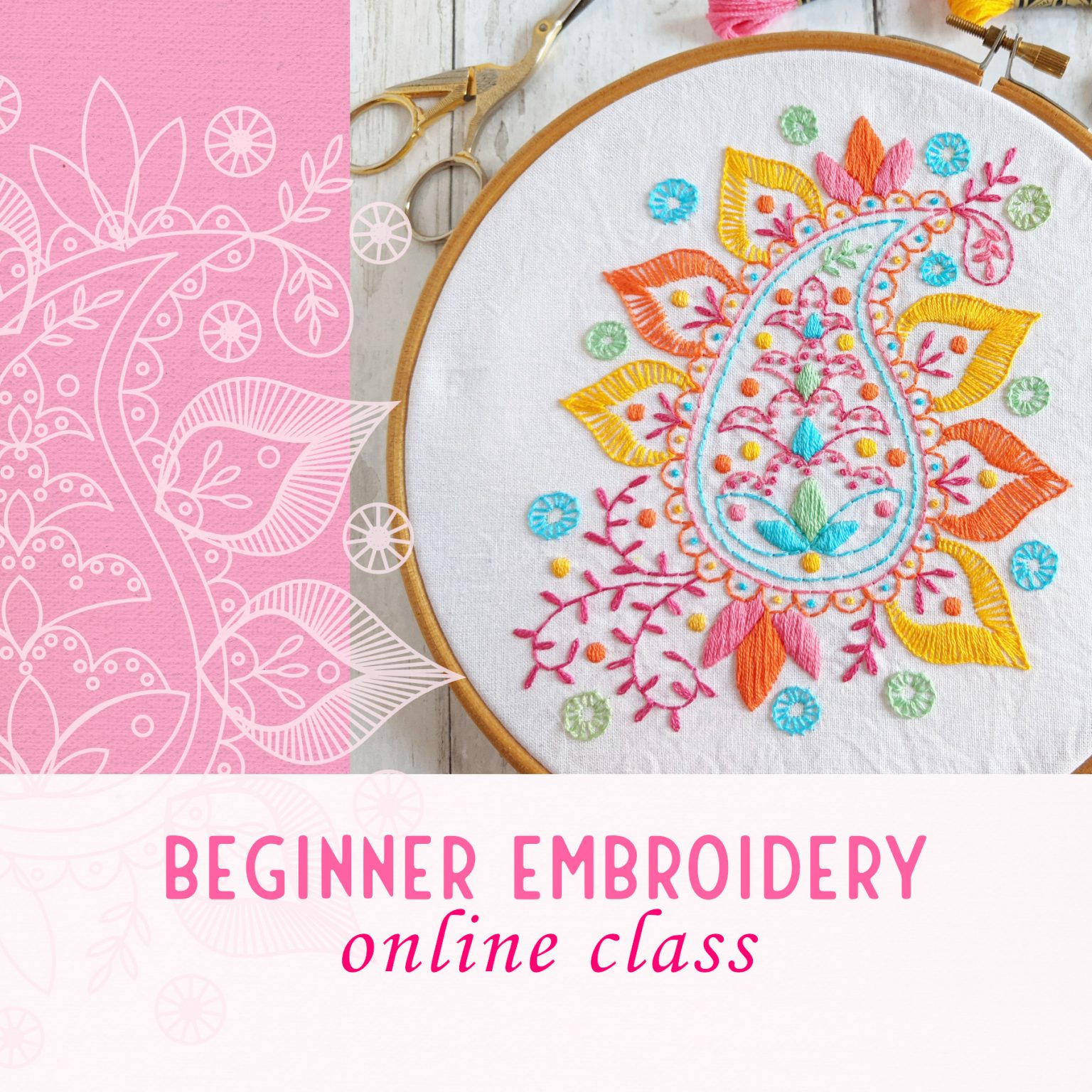 Online Embroidery Classes! Carina's Craftblog