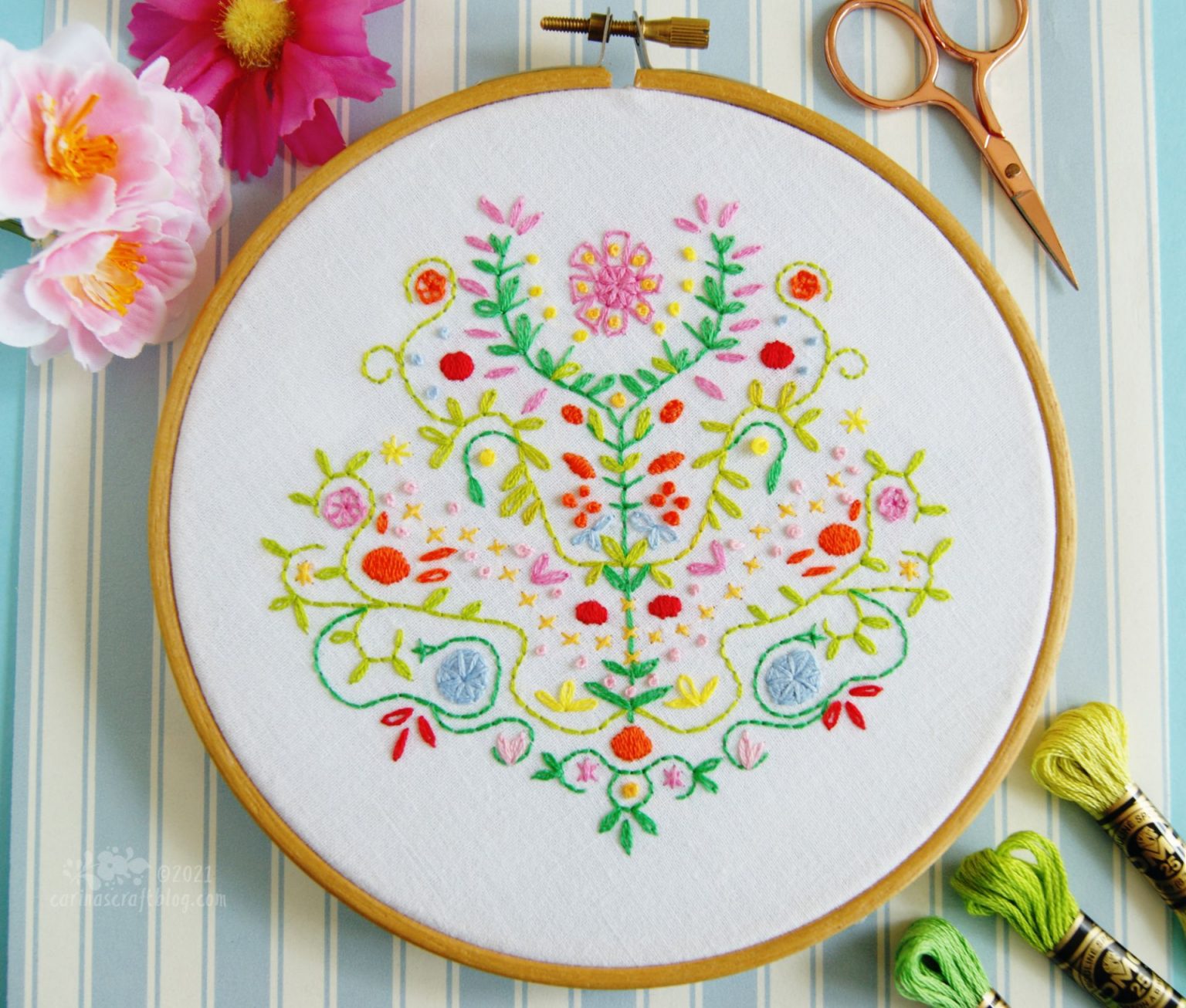 Embroidery from The Past – Carina's Craftblog