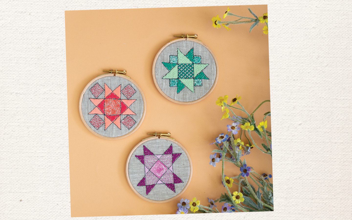 Mini Book Embroidery Pattern - Make