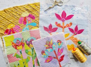 Slow Stitching Flowers – Carina's Craftblog