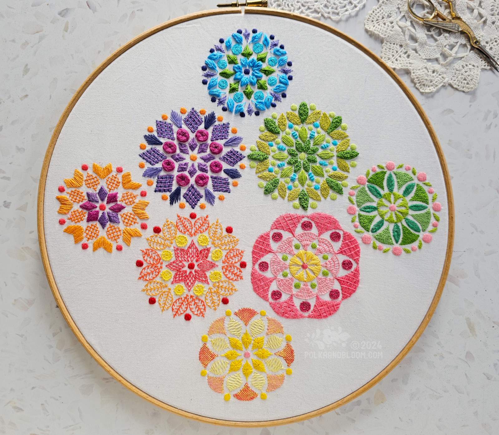 New Pattern: Wheel of The Year 2023 – Carina's Craftblog